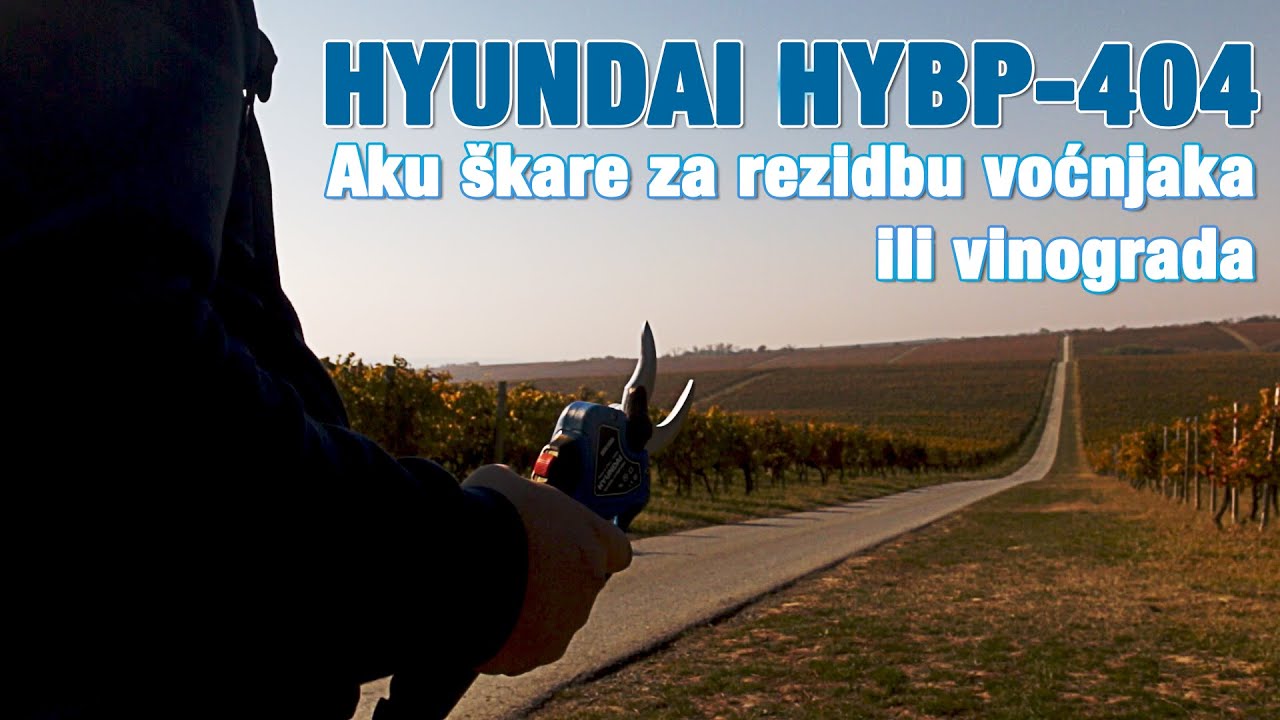 Hyundai HYBP404 Aku škare za rezidbu voćnjaka / Ključ 13