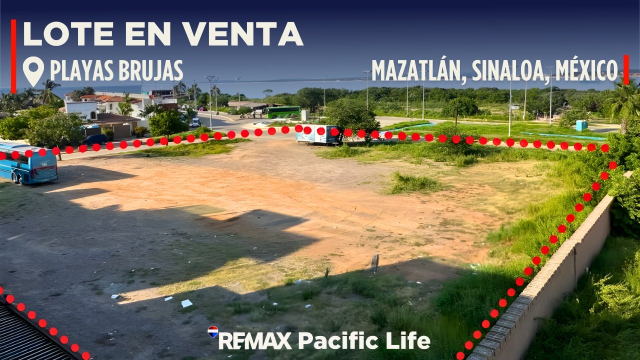 LOTE EN VENTA EN PLAYA BRUJA, MAZATLAN SINALOA, REMAX