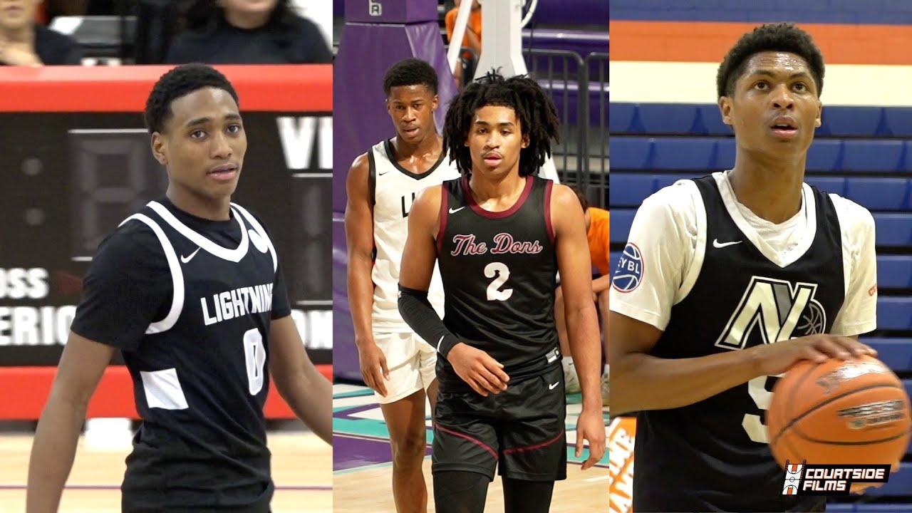 High School Hoopers With NBA Bags!