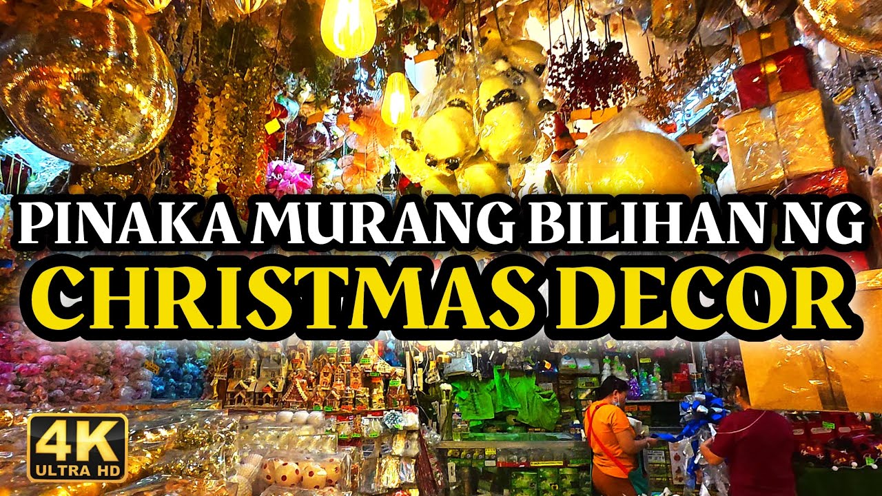 Bilihan ng Pinaka Murang Christmas Decor Secret Shop Saan ito? 