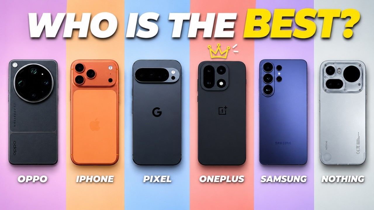 iPhone 17 Pro Max против Galaxy S26 Ultra против Pixel 10 против OnePlus 15 против Oppo против No...