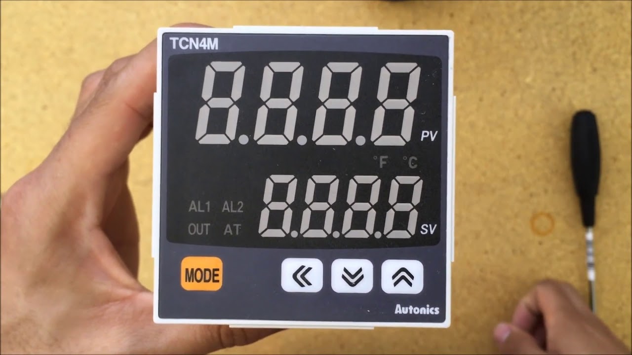 Autonics Serie TCN Controladores de Temperatura PID con Doble Display Económico | Configuración