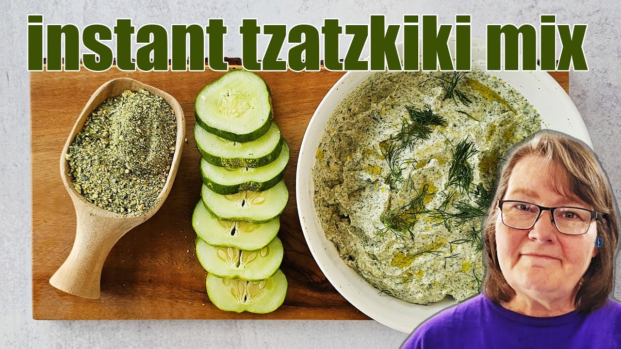 Shelf-Stable Dehydrated Tzatziki Mix for the Pantry