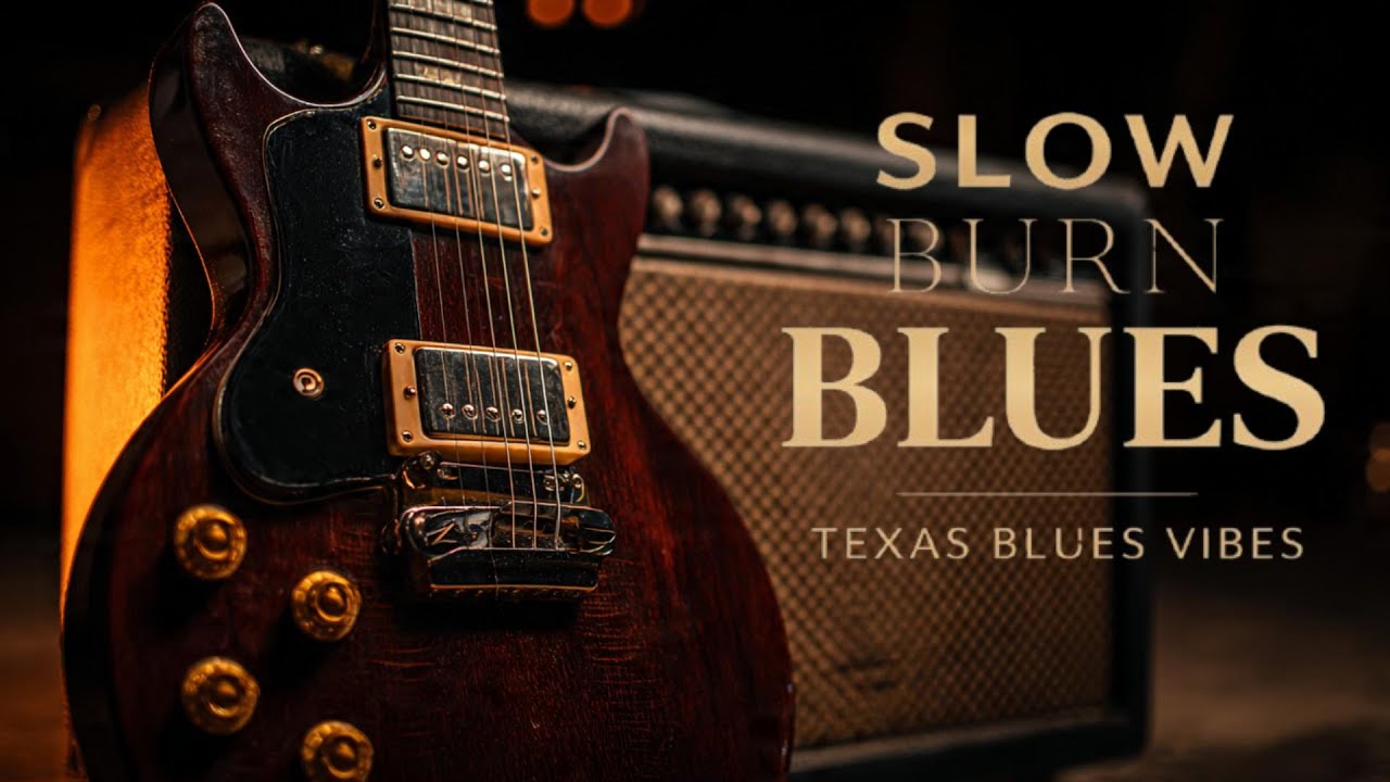 Slow Texas Bar Blues – Relaxing Slow Blues Guitar for Night, Work & Study | Texas Blues Vibes