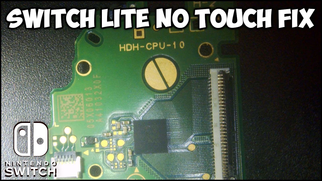 Fixing a Switch Lite with no touch (not the touchscreen!)