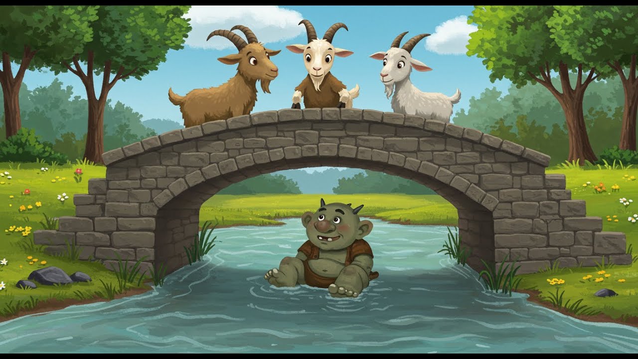 The Three Billy Goats Gruff | Bedtime Story | Children Stories |  Moral story | Goats  | Kids