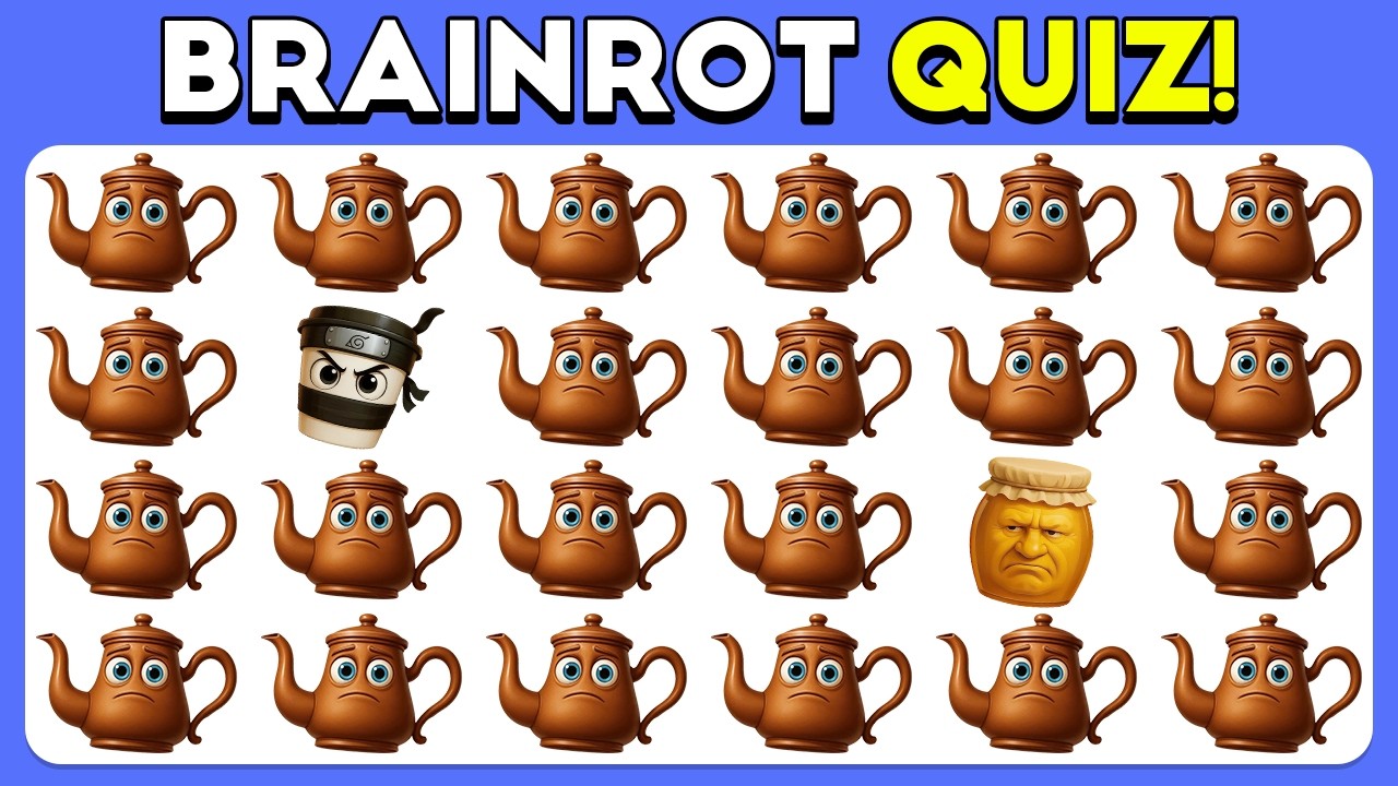 Find the ODD One Out - Italian Brainrot Edition 🤯🧠 | Spot the Odd Emoji Challenge!