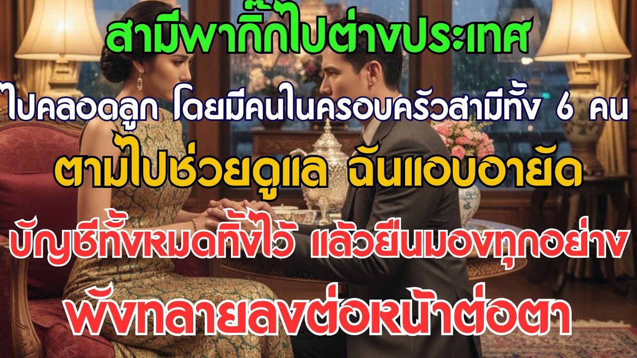 สามีพาเมียน้อยไปคลอดลูกต่างประเทศ ฉันแอบอายัดบัญชีทั้งหมด