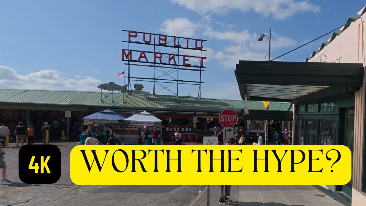 Pike Place Market Tour & Victor Steinbrueck Park Walk | Seattle Travel Guide 4K POV