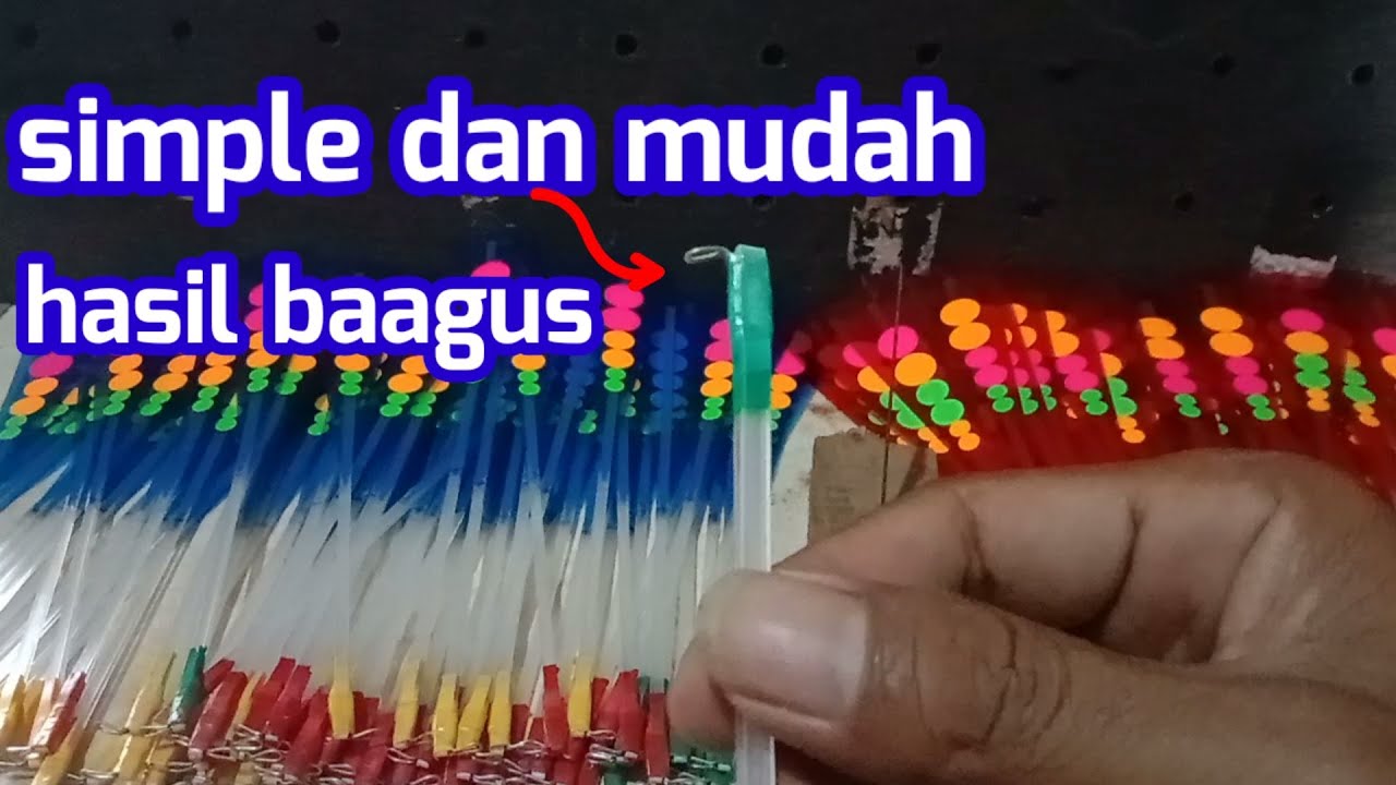 langkah membuat pengait baling baling lampu PRODUKSI MAINAN ANAK