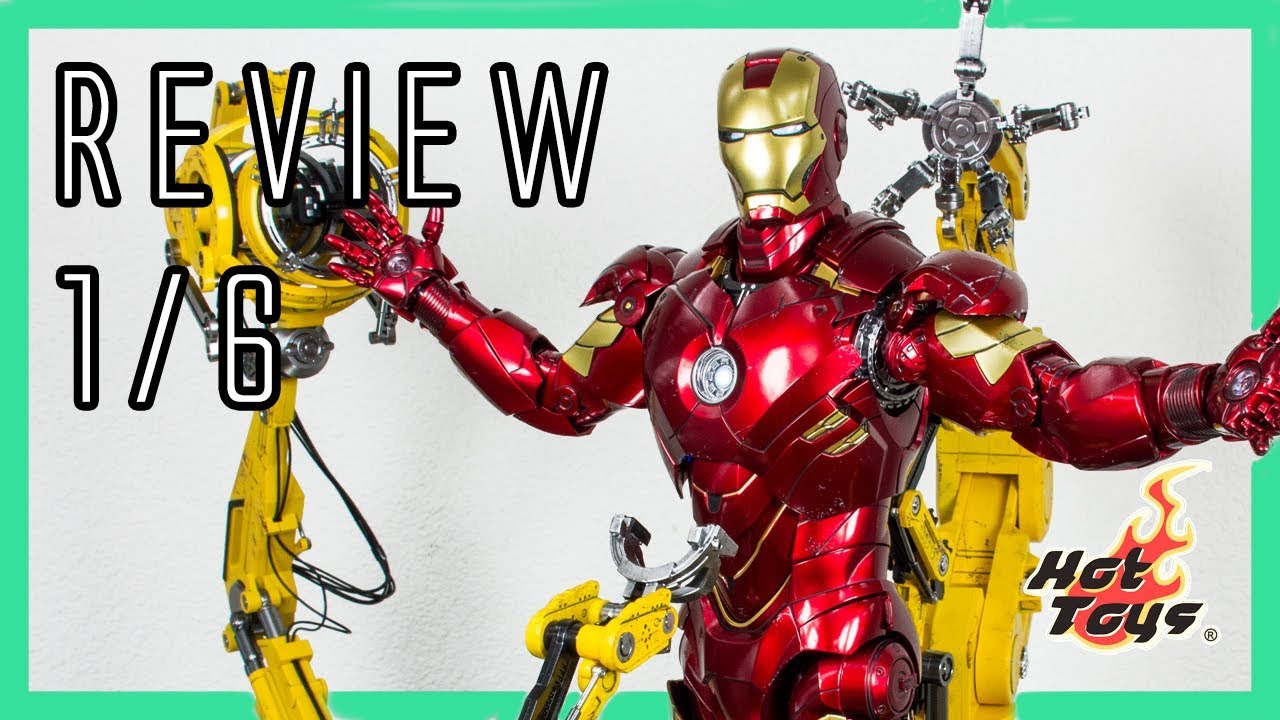 Hot Toys Iron Man 2 Mark IV diecast 2018 incl Gantry suit-up 1/6 review MMS462 D22