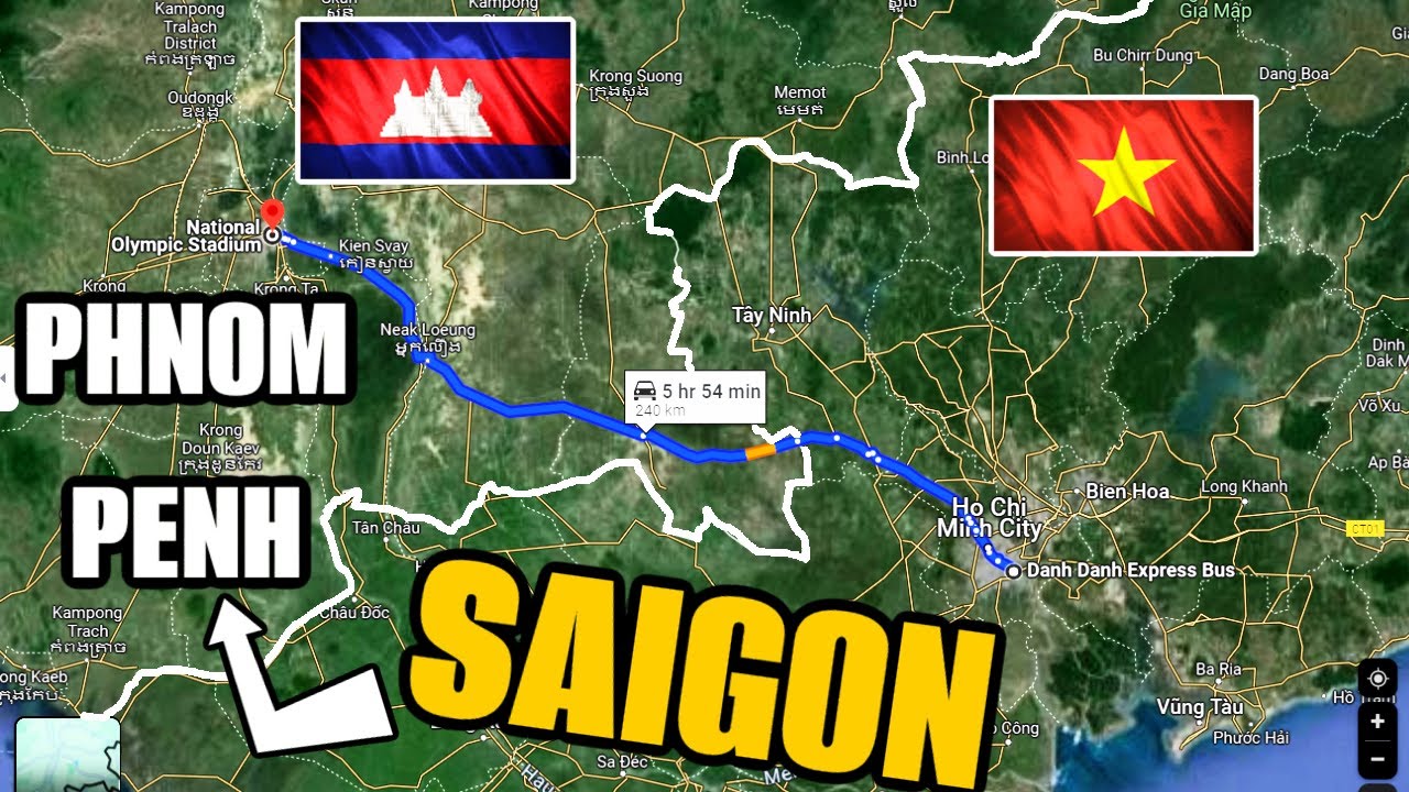 Я съездил на ДЕШЕВОМ автобусе из Вьетнама в Камбоджу — это ужасно или ОТЛИЧНО?!