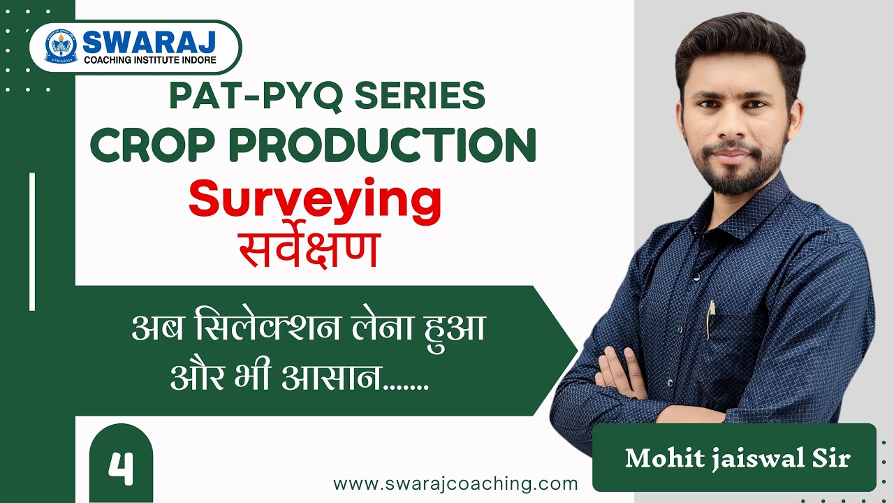 PAT PYQ-Series || Surveying  || By- Mohit Jaiswal Sir