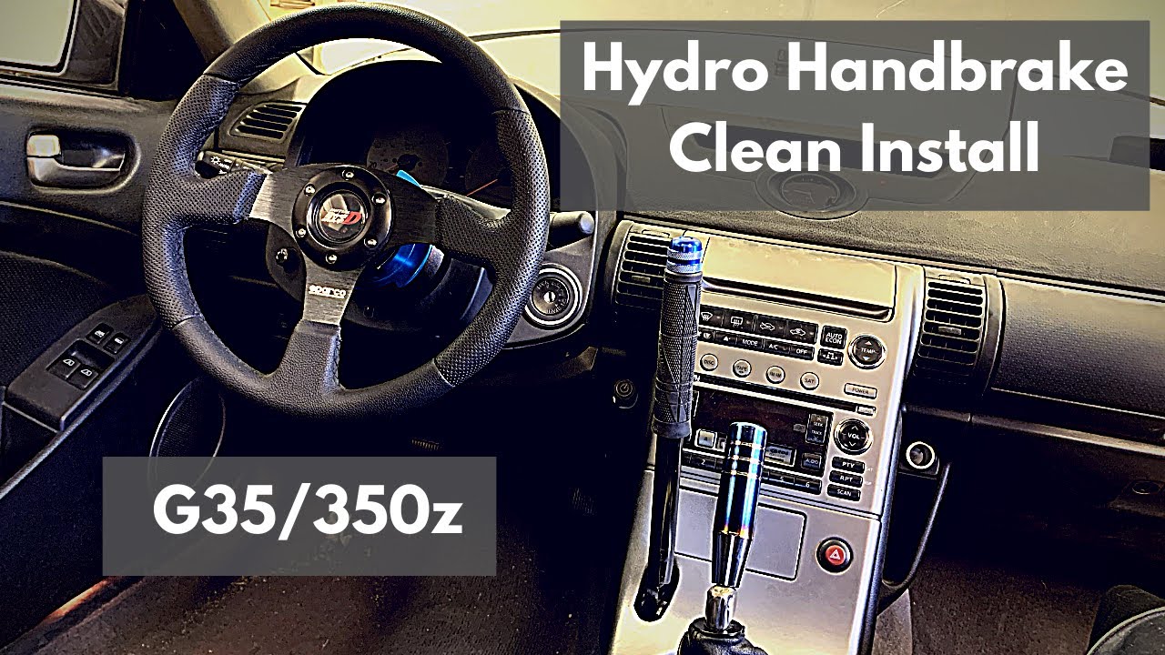 G35 Drift Build: Pt.11 - Inline Hydro Handbrake install