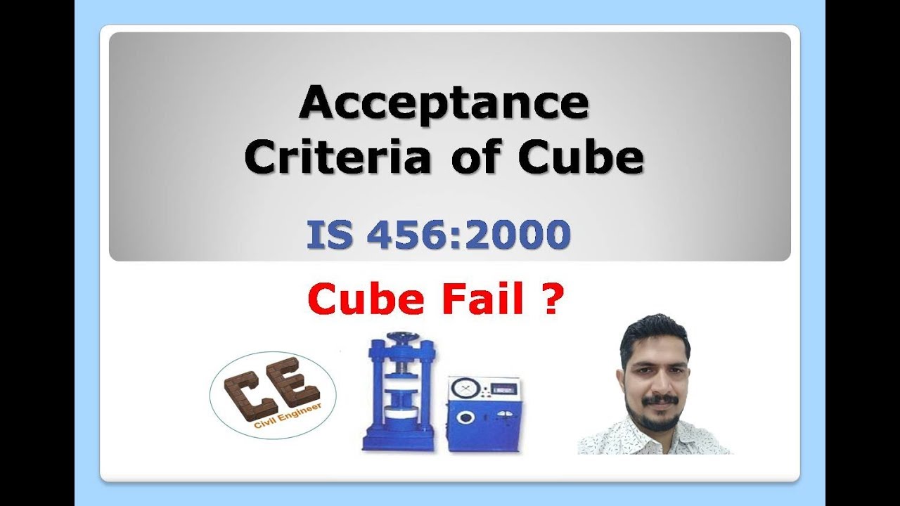 Acceptance criteria of Cube | Compressive Strength of Concrete |  Er. Raghvendra
