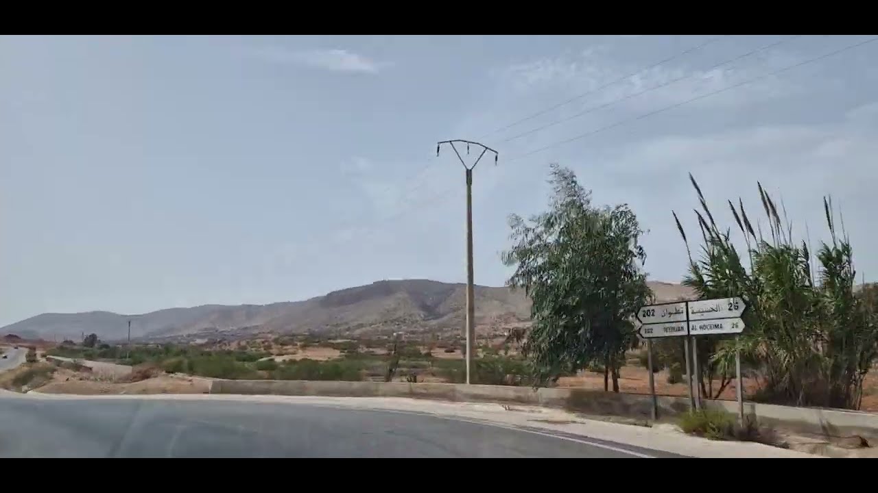 Beautiful view on the road from Al Hoceima to Tanger #2023 #morocco #summer