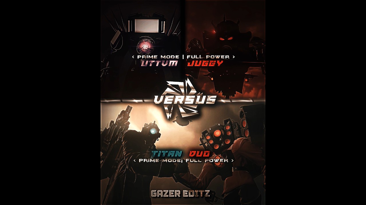 Uttvm &times; Juggy vs Titan Duo #skibiditoilet #edit #deathbattle #shorts
