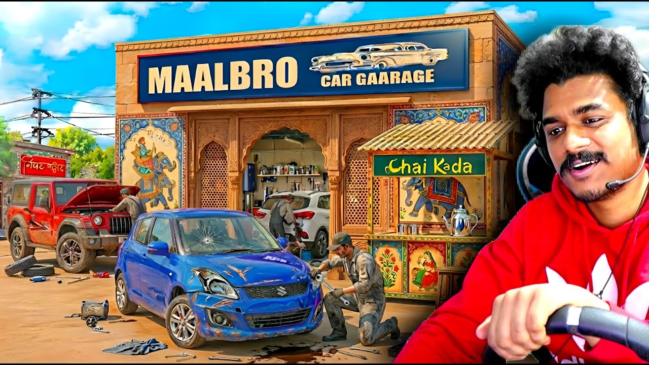 FINALLY OUR NEW INDIAN CAR RESTORATION MECHANIC SHOP IS READY🔥🤑