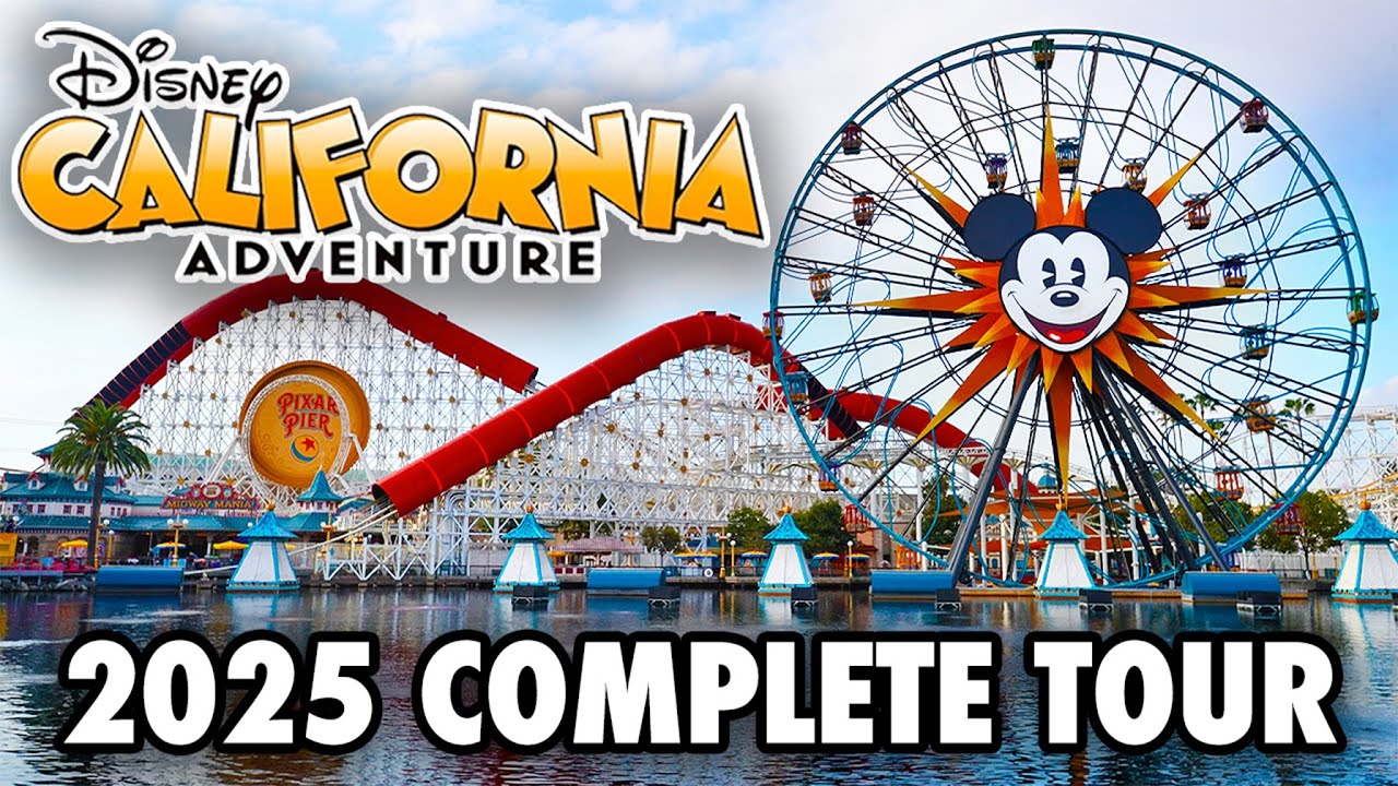 Disney California Adventure 2025 - Full Walkthrough & Ride POVs [4K60]