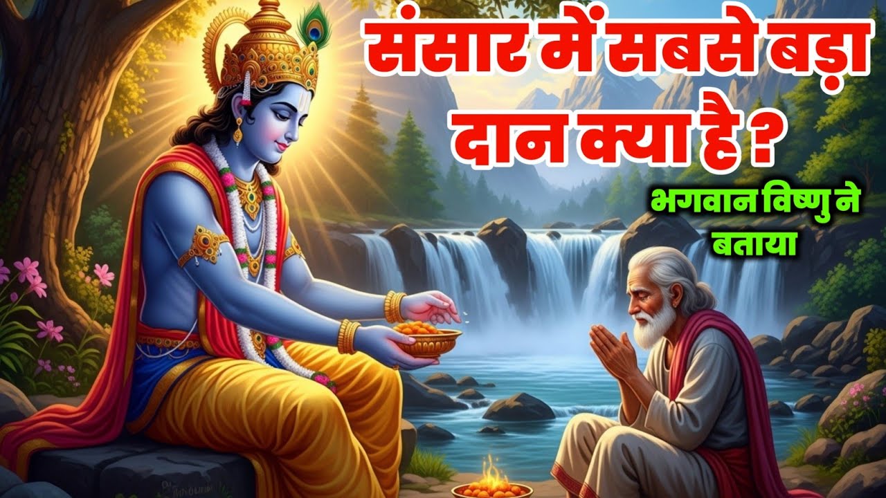 गरुड़ पुराण के अनुसार सबसे बड़ा दान कौन सा है? | भगवान विष्णु ने बताया सबसे महान दान