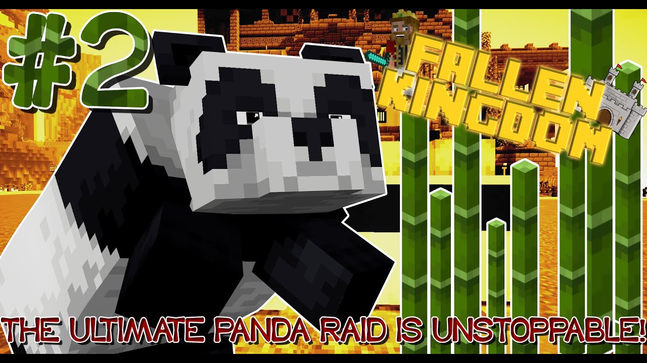 THE ULTIMATE PANDA RAID IS UNSTOPPABLE! | CaptainSparklez Minecraft Fallen Kingdom Server Ep #2