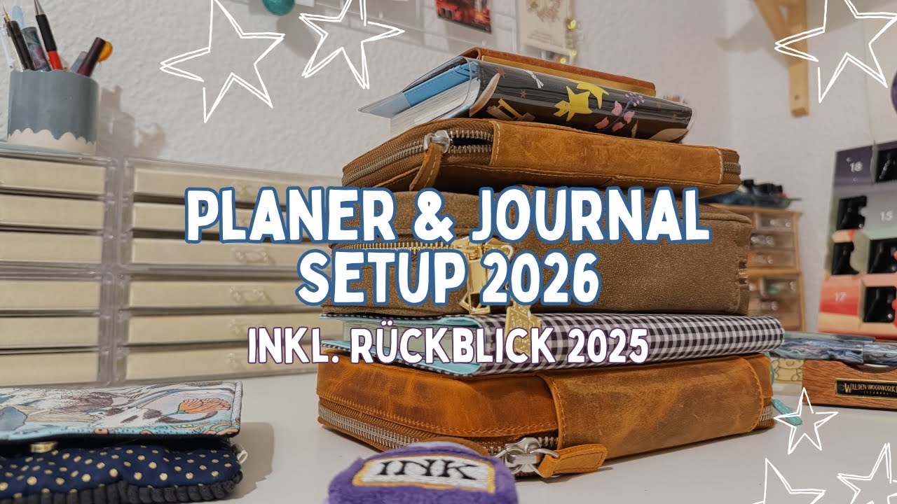 Schreibtisch VLOG | Journal & Planner Rückblick 2025 ✨ Was bleibt, was geht & mein Setup für 2026