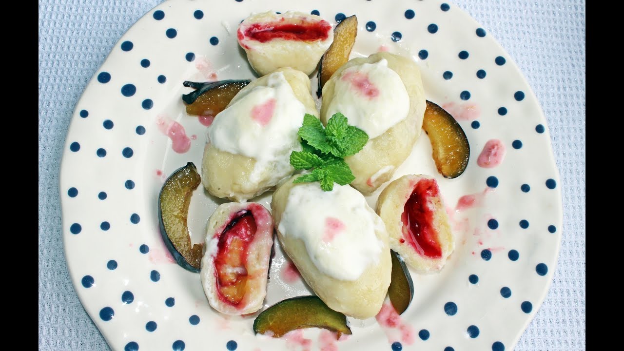 KNEDLE  ZE  ŚLIWKAMI  #knedle #diner #obiad #dumplings
