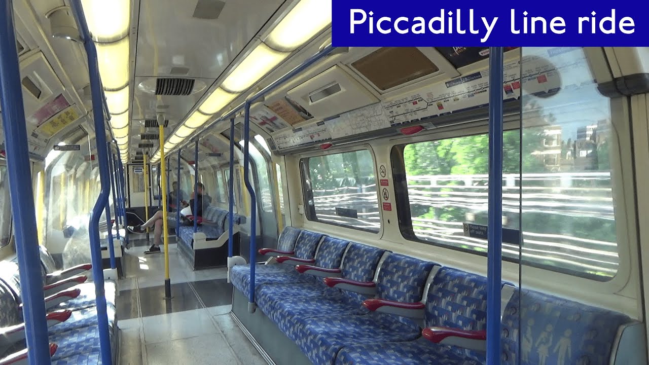 London Underground, Riding The Piccadilly Line From Earl's Court To Acton Town