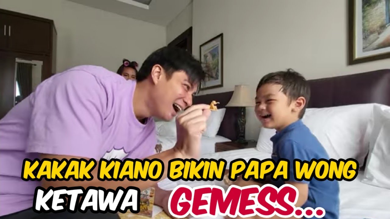 kakak kiano bikin papa wong ketawa gemes@galerikiano