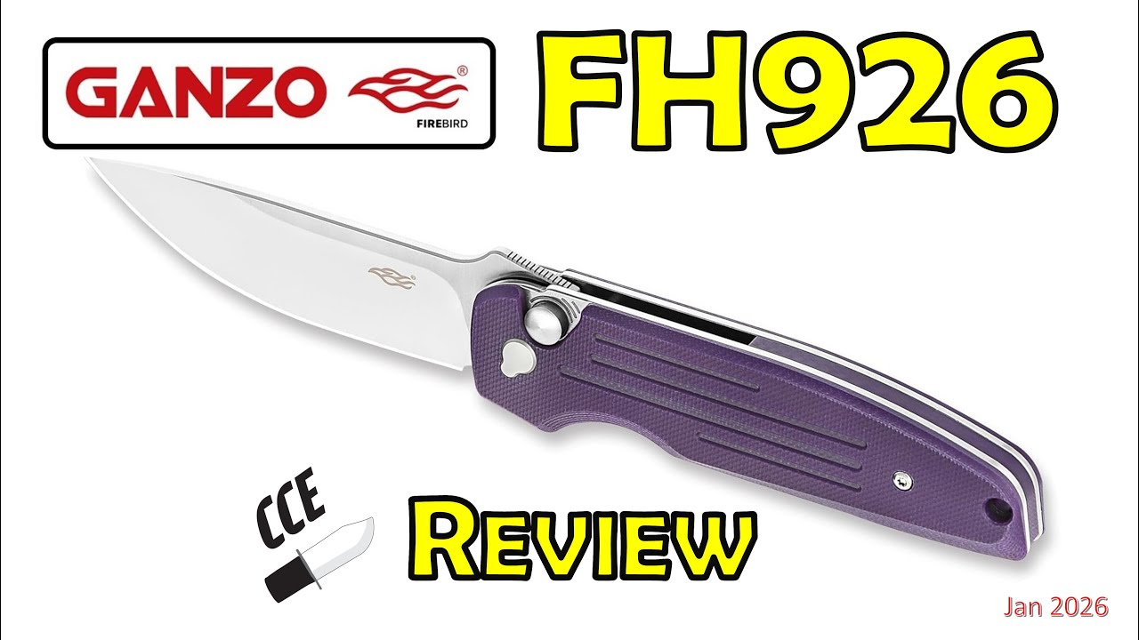 #knifereview  Ganzo Firebird FH926 - Do they ALL have Button Lock Stick?