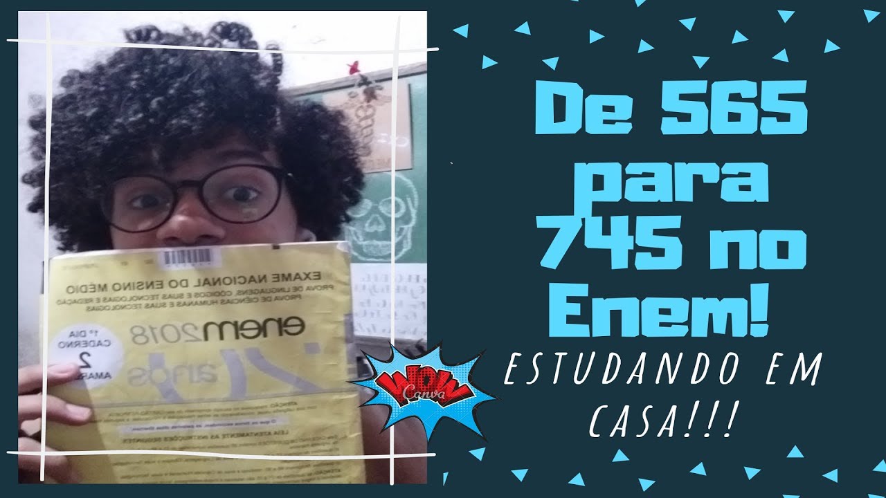 Evolução das minhas notas no ENEM