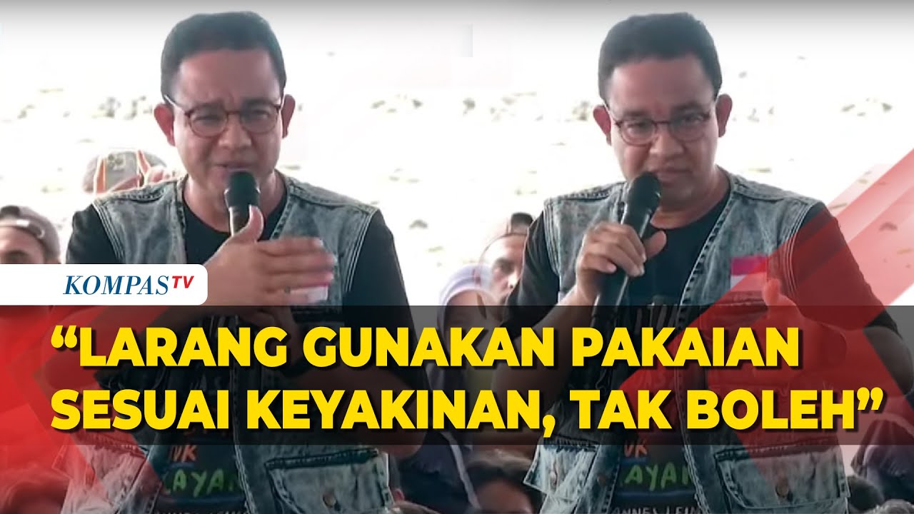 Capres Anies Baswedan Soroti Diskriminasi Keyakinan hingga Syarat Batas Maksimal Usia Kerja