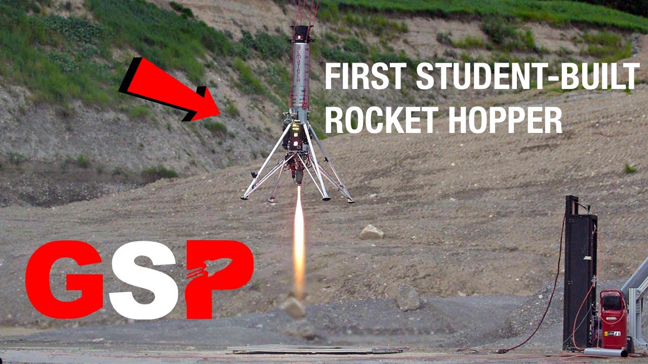 Colibri flight #1 - First student-built rocket hopper! 🚀