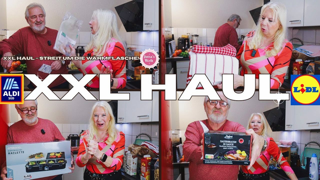 Großer XXL Haul bei Lidl & Aldi  vom 10. Dez.| € 216,23 😱Und dann gab’s Streit um die Wärmflasche 😂🔥