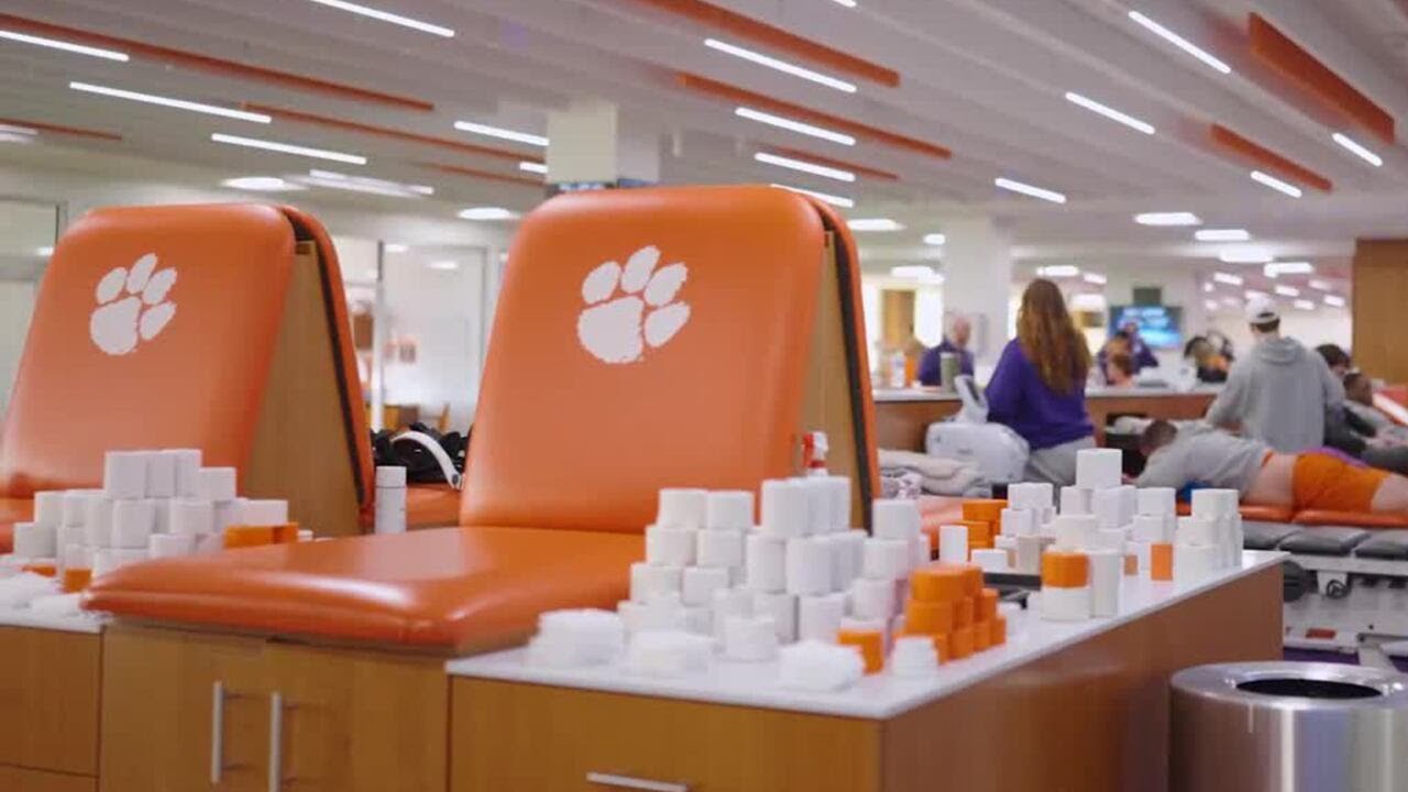 Clemson All-Access: Inside Clemson's athletic training facility