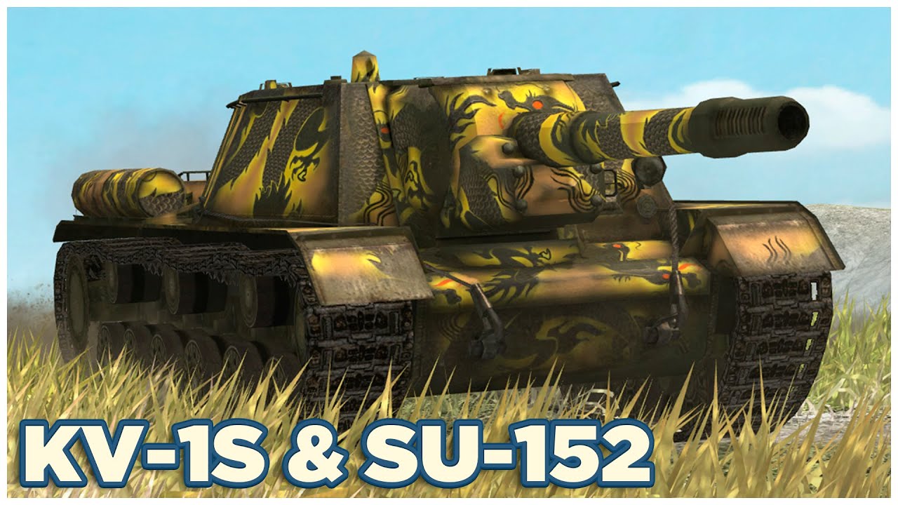 КВ-1С & СУ-152 • WoT Blitz Gameplay