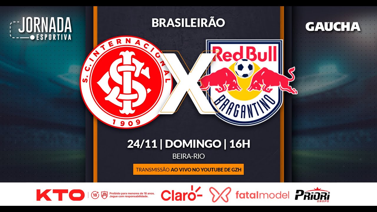 INTER 4x1 BRAGANTINO - BRASILEIRÃO | JORNADA DIGITAL | 24/11/2024