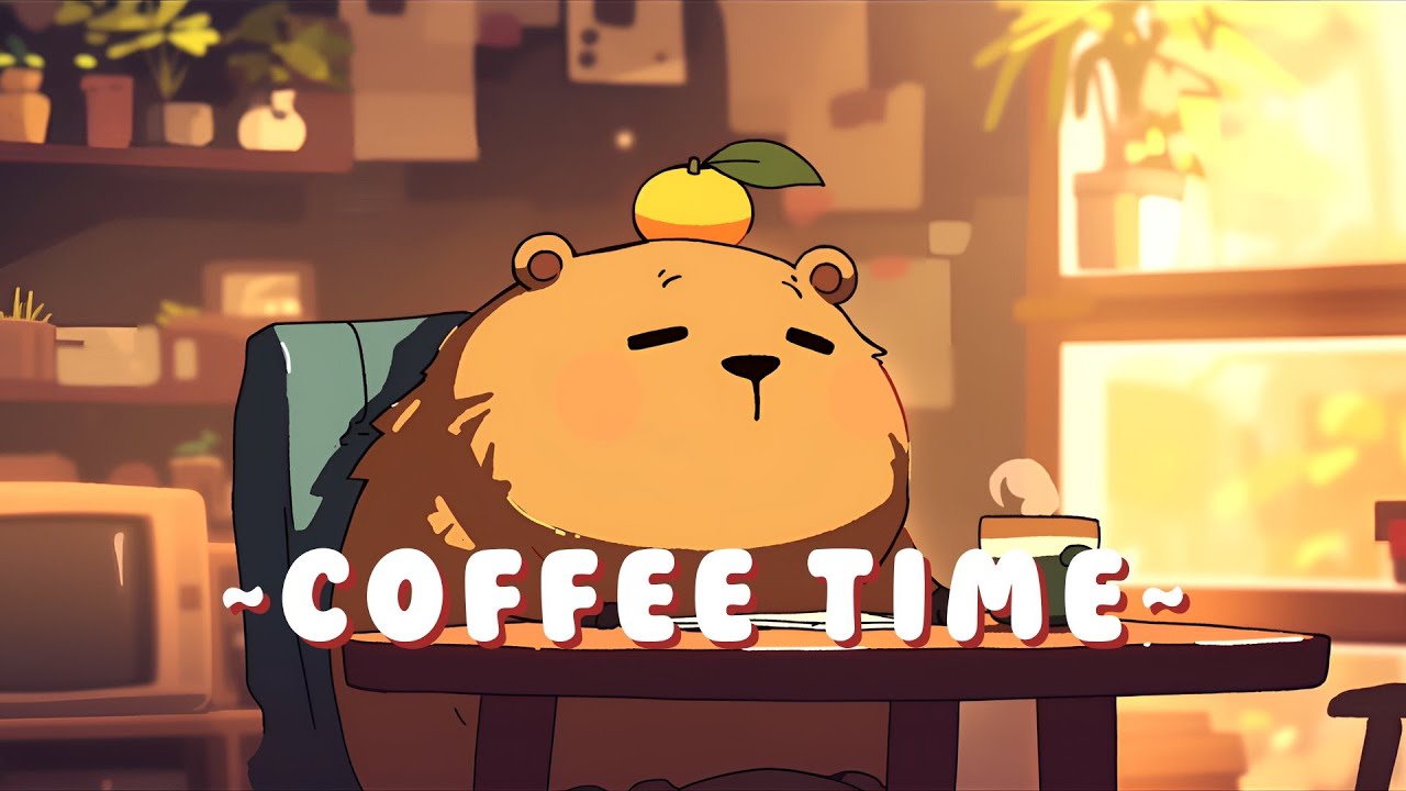 Capybara Chill Radio - Chill Study Music Mix ~ Calm Energy ~ 📚 🎵