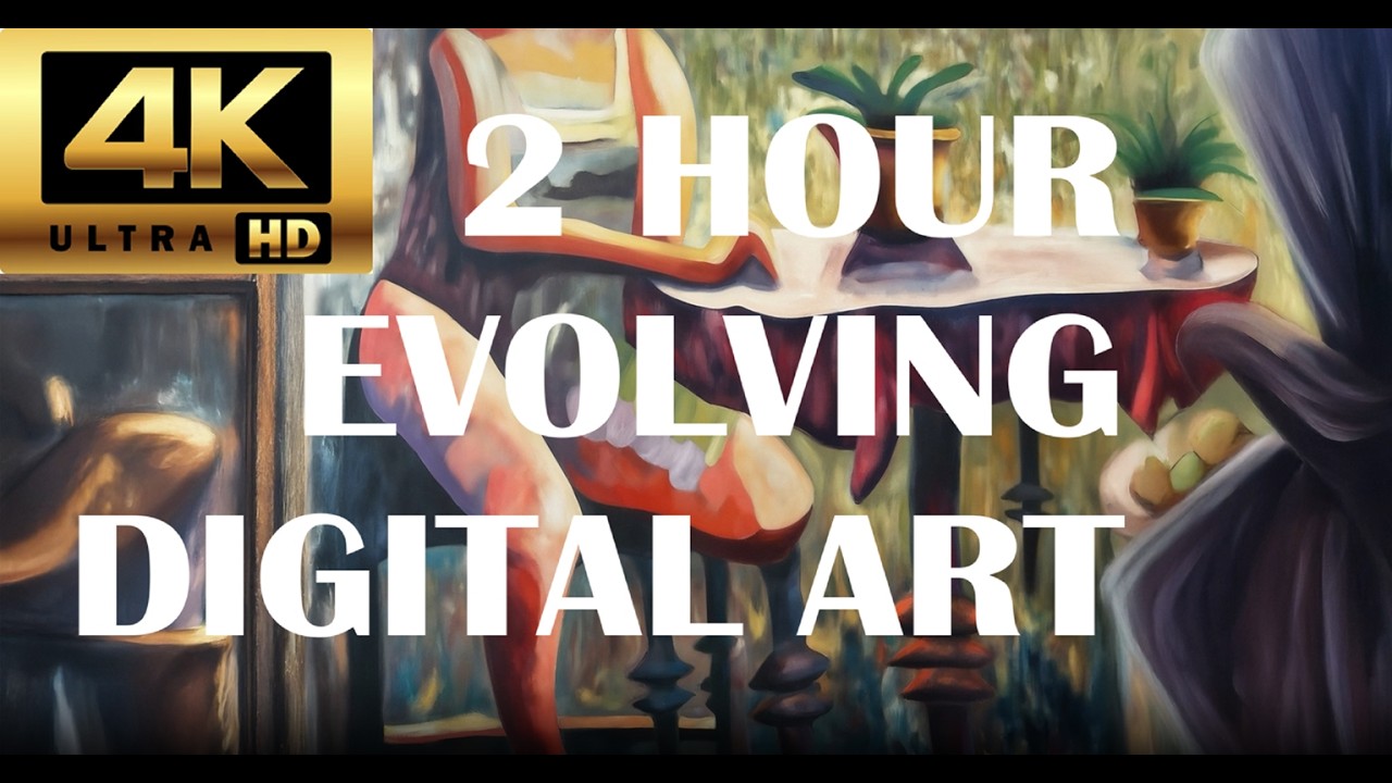 2 Hour Digital Art Visualizer - 