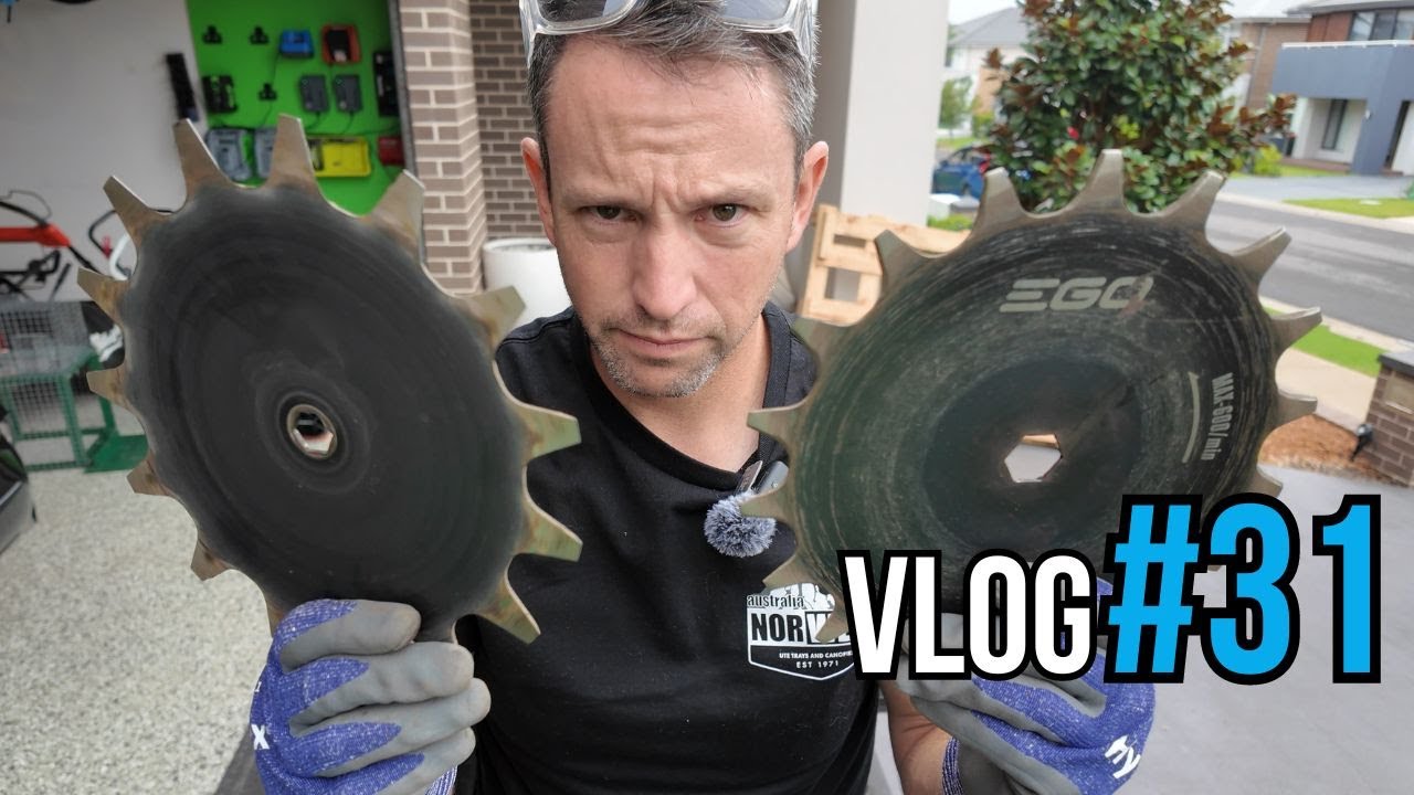 VLOG #31 Я беру на пробу УНИКАЛЬНУЮ газонокосилку!