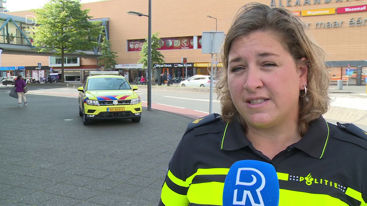 Wild west taferelen bij winkelcentrum Alexandrium
