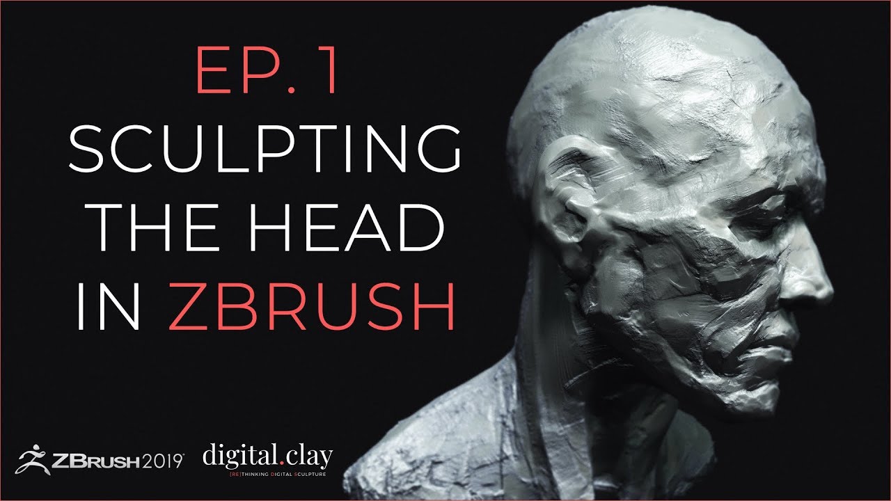 The Art of Sculpture EP.1 - Digital Clay - Sculpting the head in Zbrush