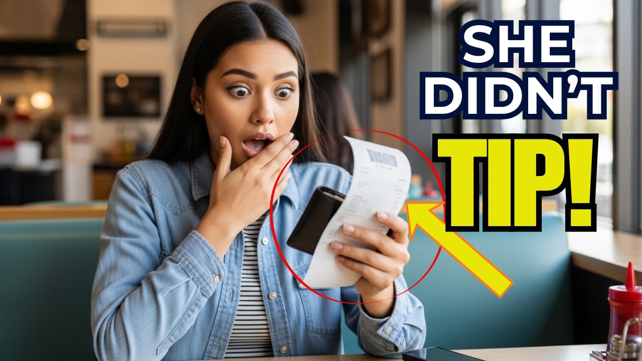 She Didn't Tip the Waiter-Everyone Noticed