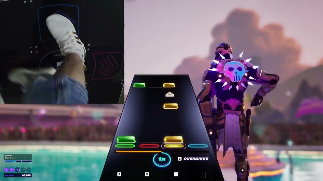 DDR Fortnite Festival: What Is Love Haddaway Drum