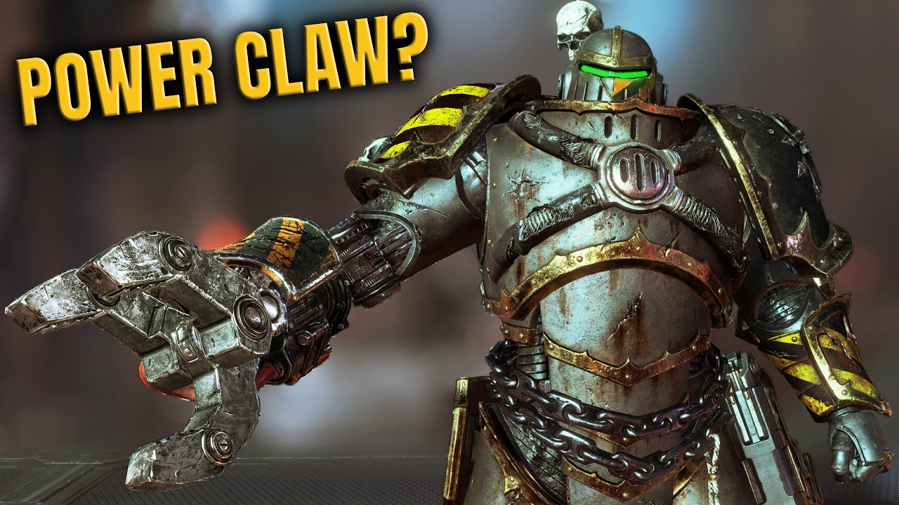 IRON WARRIORS CHAMPION with POWER CLAW in Space Marine 2 (4K, Mods)