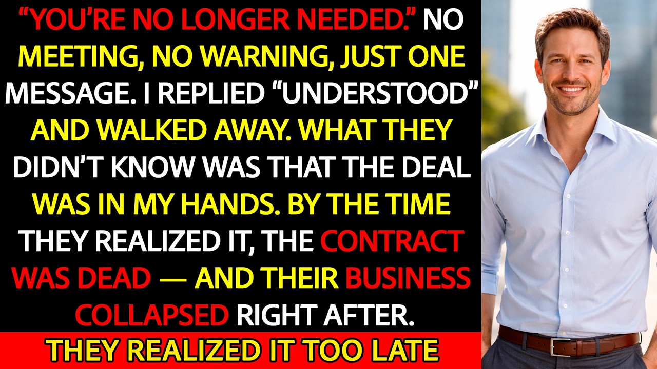They Fired Me Without a Word — And It Cost Them Everything