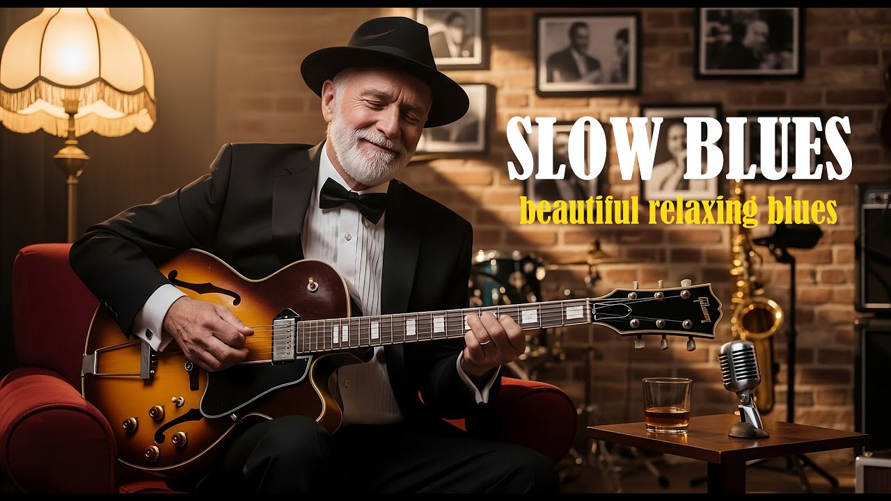 🥃 Relaxing Whiskey Blues | Smooth Slow Blues & Vintage Rock Ballads Mix