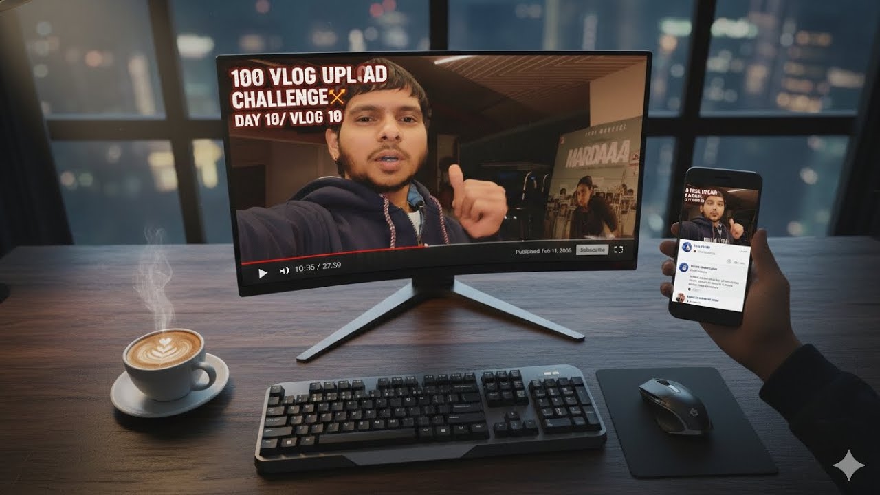 100 Days Vlog Challenge: Day 10 - Consistency is Key!🎯🔚 Lakshman baniya ka new vlog 