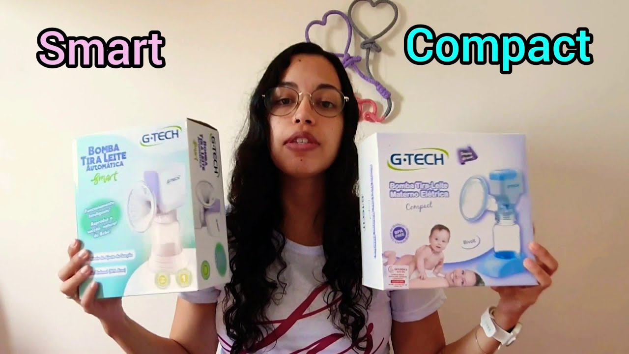 Comparação entre bombas de extração elétrica de leite G-TECH: Compact X Smart