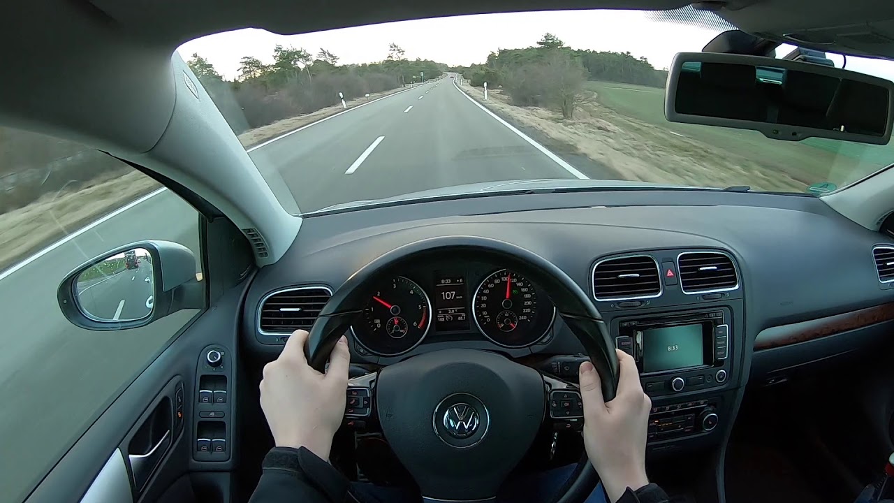 Volkswagen Golf VI 2.0 TDI Highline (2010) - POV drive